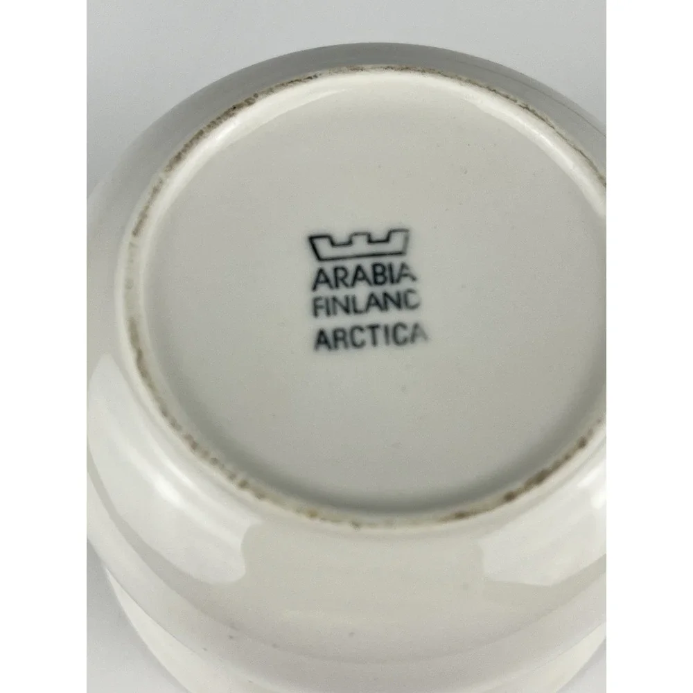 Arabia Finland Arctica White Small Bowl 3.5